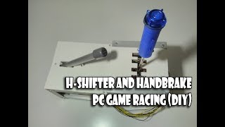 How to make H Shifter  Handbrake For PC Game Racing Homemade Tutorial [upl. by Akeemaj502]