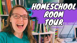 Homeschool Room Tour  Large Family Organization Ideas [upl. by Beaner989]