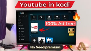 How To Block Ad In ⚡ YouTube In Android Tv  Smart tv  Youtube In Kodi [upl. by Benedic]