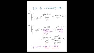 Alevel test for non reducing sugar [upl. by Jadda989]