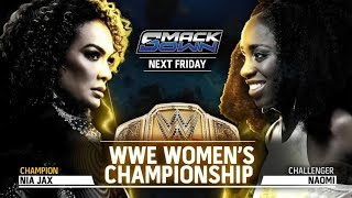 FULL MATCH — Nia Jax vs Naomi  WWE Womens Championship  WWE SMACKDOWN 2024 [upl. by Waldman864]