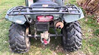 121223 Auction Suzuki Vinson 500 ATV 4wheeler [upl. by Enobe]