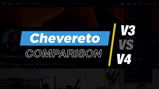 CHEVERETO COMPARISON ⚡️V4 vs ⚡️V3 Whats new [upl. by Nauqas]