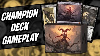 How Good is the Standard Monoblack Midrange Champion Deck on Magic Arena [upl. by Nosnaj595]