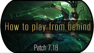 COMEBACK How 2 Play from Behind as Nidalee 718  Full Game Commentary League of Legends [upl. by Edurtreg]