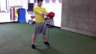 Kettlebell swing with band resistance [upl. by Vidal]