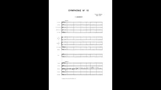 Gustav Mahler  Symphony No 10 Cooke Audio  Full Score [upl. by Tipton]