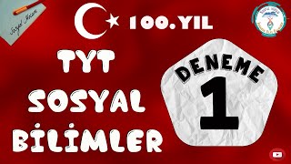 2024 TYT Sosyal Bilimler  Deneme 1 yks tyt sosyalbilimler [upl. by Maillij404]