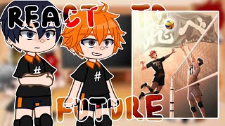 Haikyuu react Past haikyuu react to futureGacha Club [upl. by Reeba469]