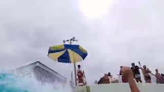 Poseidons Rage Wave Pool at Wisconsin Dells Park  First Person View [upl. by Lasala]