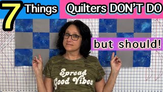 ❤️ 7 Things Quilters Dont Do For Precision Quilting [upl. by Sakovich]