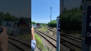 44871 Black 5 Passes Liskeard Station at speed [upl. by Esilrac]