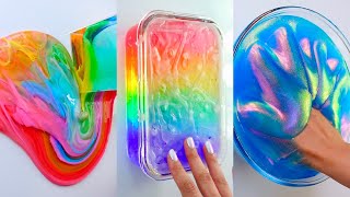 Satisfying Slime ASMR  Relaxing Slime Videos Compilation No Talking No Music No Voiceover [upl. by Trebeh]