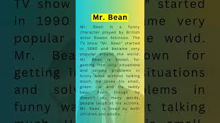 Interesting Facts about Mr Bean shorts biography [upl. by Llerdnad712]