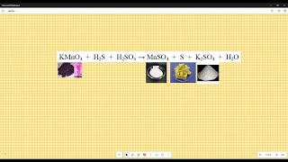 KMnO4H2SH2SO4MnSO4SK2SO4H2O [upl. by Septima885]