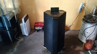 Samsung sound tower MXT70 soundtest 1500 watts [upl. by Tenahs]