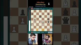 Levon Aronian Vs Maxime Vachier Lagrave Review Julius Baer 2024 chess viralshort fyp [upl. by Norvil224]