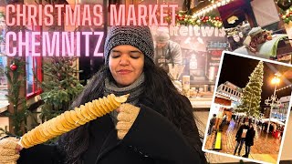 Christmas Market Chemnitz  Weihnachtsmarkt Chemnitz Germany VLOG [upl. by Nylhtak]