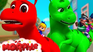 🦖SCARY DINOSAUR CHASE🦖The Orphle Bandits Best Episodes of Morphle TV  Monster Cartoon for Kids [upl. by Boote]