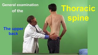 Thoracic spine exam  without narration 3 of 12 [upl. by Templa]