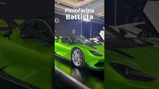 Pininfarina BATTISTA Electric car 0100 kmh186eec [upl. by Onilatac424]