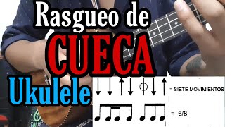 Ritmo de CUECA en Ukulele RASGUEO FACIL [upl. by Ellitnahc]