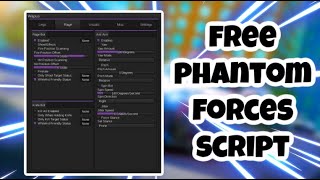 FREE Phantom Forces Script  Unlock All Weapons  Camos  Aimbot  Esp  AND MORE  PASTEBIN [upl. by Helgeson]