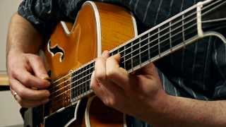 Sonntag J17X Archtop Jazz Guitar  Blues in G  played by Andreas Schulz [upl. by Ardnuassac]