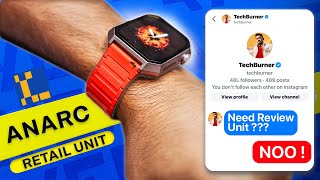 i bought TechBurners ANARC smartwatch SPOILER NOT as HYPED [upl. by Allin84]