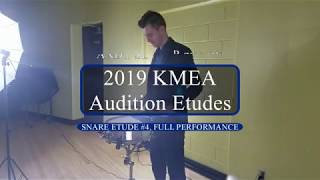 KMEA 2019 Percussion AllState Music Snare Etude Cirone 4 [upl. by Enimasaj584]