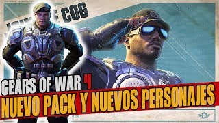 NUEVAS NOTICIAS GEARS OF WAR 4  NUEVO CGO OFFICER GEAR PACK NUEVOS PERSONAJES Y SKINS GRATIS [upl. by Stine]