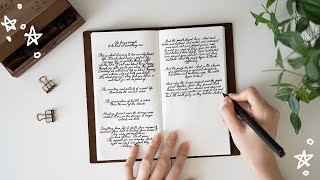 how i improved my handwriting  creating a handwriting journal [upl. by Agan]