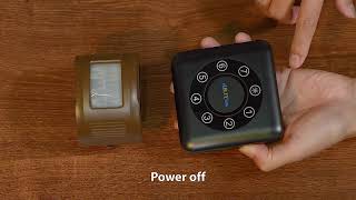 eMACROS 7 zone solar driveway alarm instruction video [upl. by Aicertal]