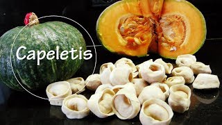 CAPELETIS DE CALABAZA y QUESO DELICIA PARA TU FAMILIA Y LA MIA  PASTA FRESCA  Acqua Rosa Recetas [upl. by Aneerehs276]