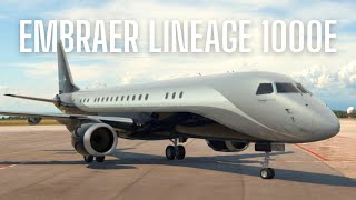 Inside the Embraer Lineage 1000E  Interior Operating Cost and much more [upl. by Thorvald]