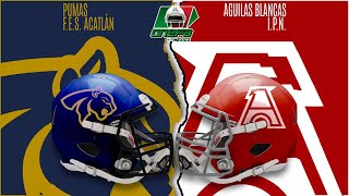 Burros Blancos IPN 🐴 vs Pumas Acatlan 🐾 [upl. by Lawlor]