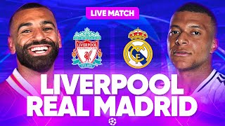 🔴LIVERPOOL  REAL MADRID LIVE  🔥LE CHOC A ANFIELD SANS VINICIUS   LIGUE DES CHAMPIONS  UCL  LDC [upl. by Ybbor]