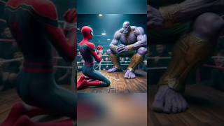 Thanos and spiderman ki fight 🤯kon jeetega 😎viralshortsaiavengers [upl. by Leruj]