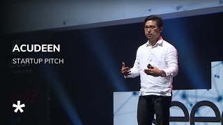 Startup Pitch Acudeen  Global Seedstars Summit 2017 [upl. by Livia509]