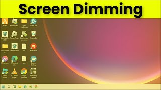 Screen Dimming Issue Windows 11 10  8  Monitor Yellow Tint Screen  Fix [upl. by Balf]