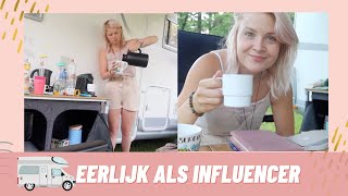 EERLIJK zijn als INFLUENCER Kwetsbaar amp CAMPINGLIFE Hansie Camper VLOG [upl. by Anytsirk961]