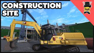 Building a Construction Site in Bloxburg [upl. by Leander654]