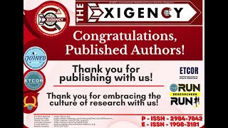 Congratulations Published Authors The Exigency Magazine [upl. by Sinne]