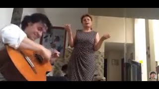 Elena y Angelo Salais cantando LA DIFERENCIA [upl. by Dazhahs]