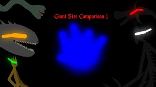 Giant Size Comparison 1  70 Subscriber Special [upl. by Mountford]