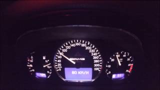 W210 E55 AMG Kompressor 100200 kmh in 72s [upl. by Akemat]