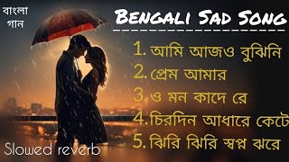 Bengali sad song 🎶 bangla gaan  slowed reverb  বাংলা গান। new 2024 songs  bangalisongs [upl. by Lejeune]