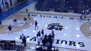 Wausau West High School vs Appleton North High School Mens JV Basketball [upl. by Novyar580]