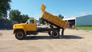 1981 Ford F700 dump truck for sale at auction  bidding closes August 21 2018 [upl. by Groark101]