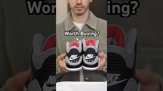 Worth buying Air Jordan 3 Black Cement unboxing 2024 [upl. by Tisbe]